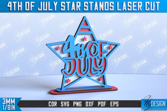 4th of July Star Stand: Laser Cutting & Other Celebrations