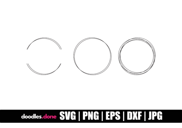CIRCLE Frame SVG Bundle: Graphics & Decorative Elements