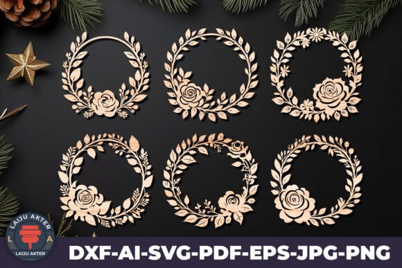 Floral Wreath Laser Cut Bundle 09 Review