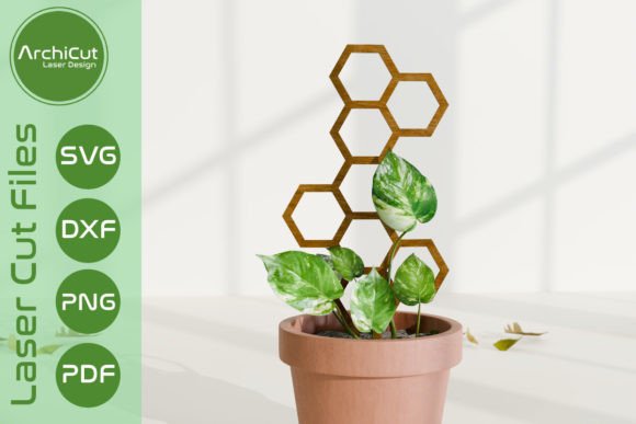 Honeycomb Trellis: Laser Cutting Wall Decor