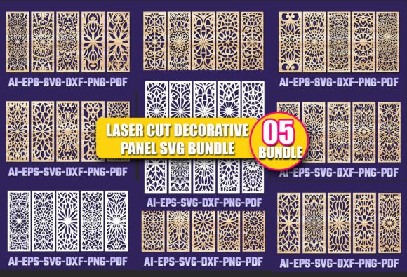 Laser Cut Ornamental Panel Bundle 05 Review