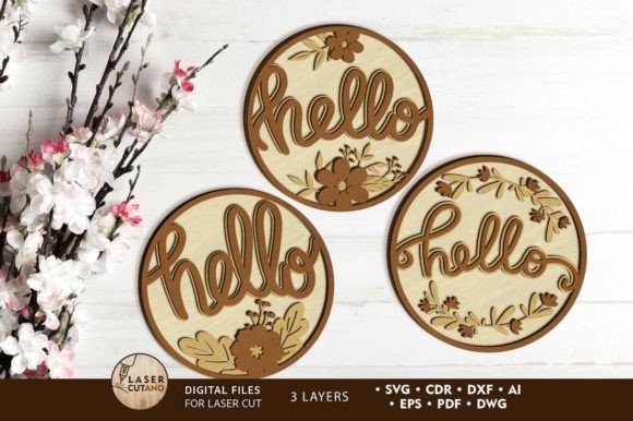 Laser Cutting Signs: Multilayer Decorative Wall Panels Bundle