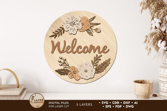 Laser Cutting Wall Decor: Welcome Panel Review