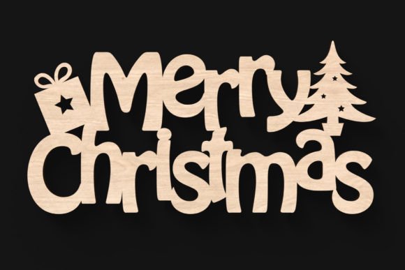 Merry Christmas Laser Cutting for Winter Amp