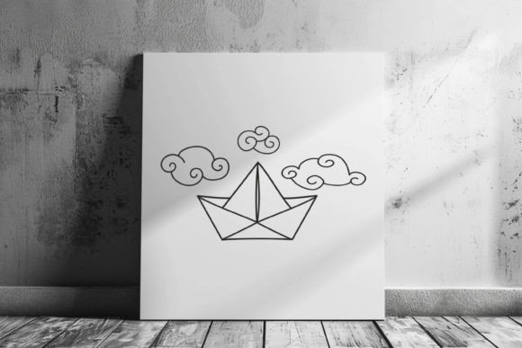 Paper Boat Bundle Svg: Graphics & Decorative Elements