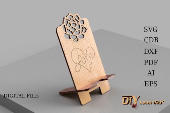 Peony Heart Stand: Laser Cutting Valentine S Day