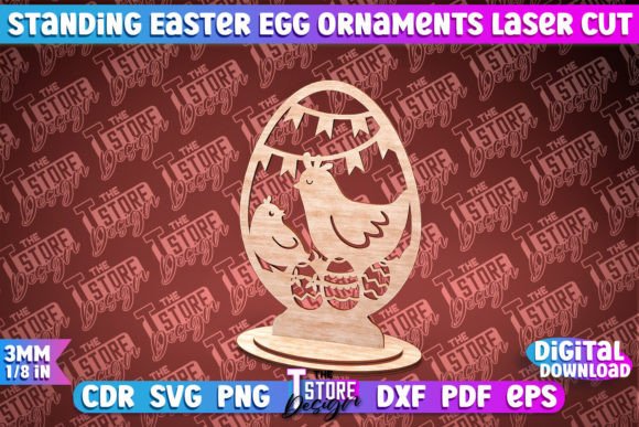 Review: Standing Easter Egg Ornaments CNC File