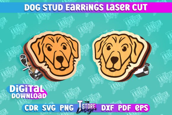 Reviewing Dog Stud Earrings Laser Cut Templates for Crafters
