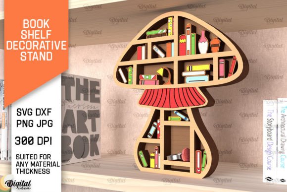 Reviewing the Book Shelf Decorative Stand Laser Cut Design