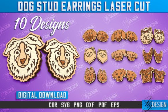 Reviewing the Dog Stud Earrings Template Bundle