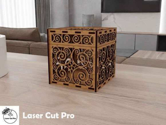 SVG Glowforge Laser Cut Vector REF010: Boxes & Laser Cutting